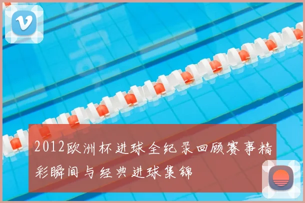2012欧洲杯进球全纪录回顾赛事精彩瞬间与经典进球集锦