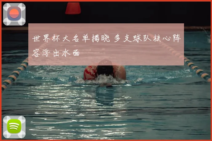 世界杯大名单揭晓 多支球队核心阵容浮出水面