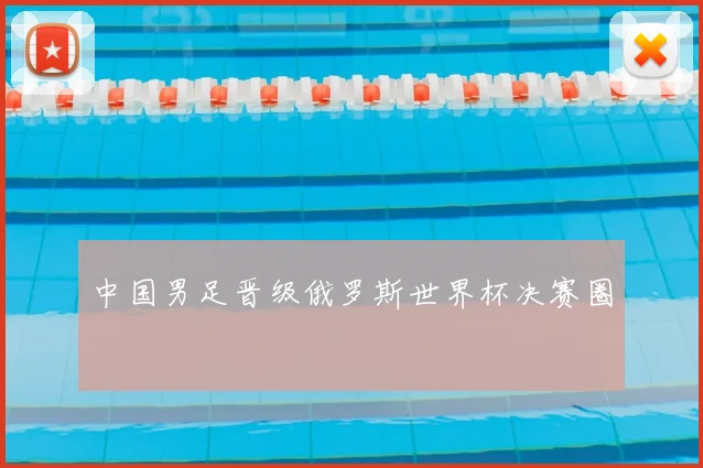 中国男足晋级俄罗斯世界杯决赛圈